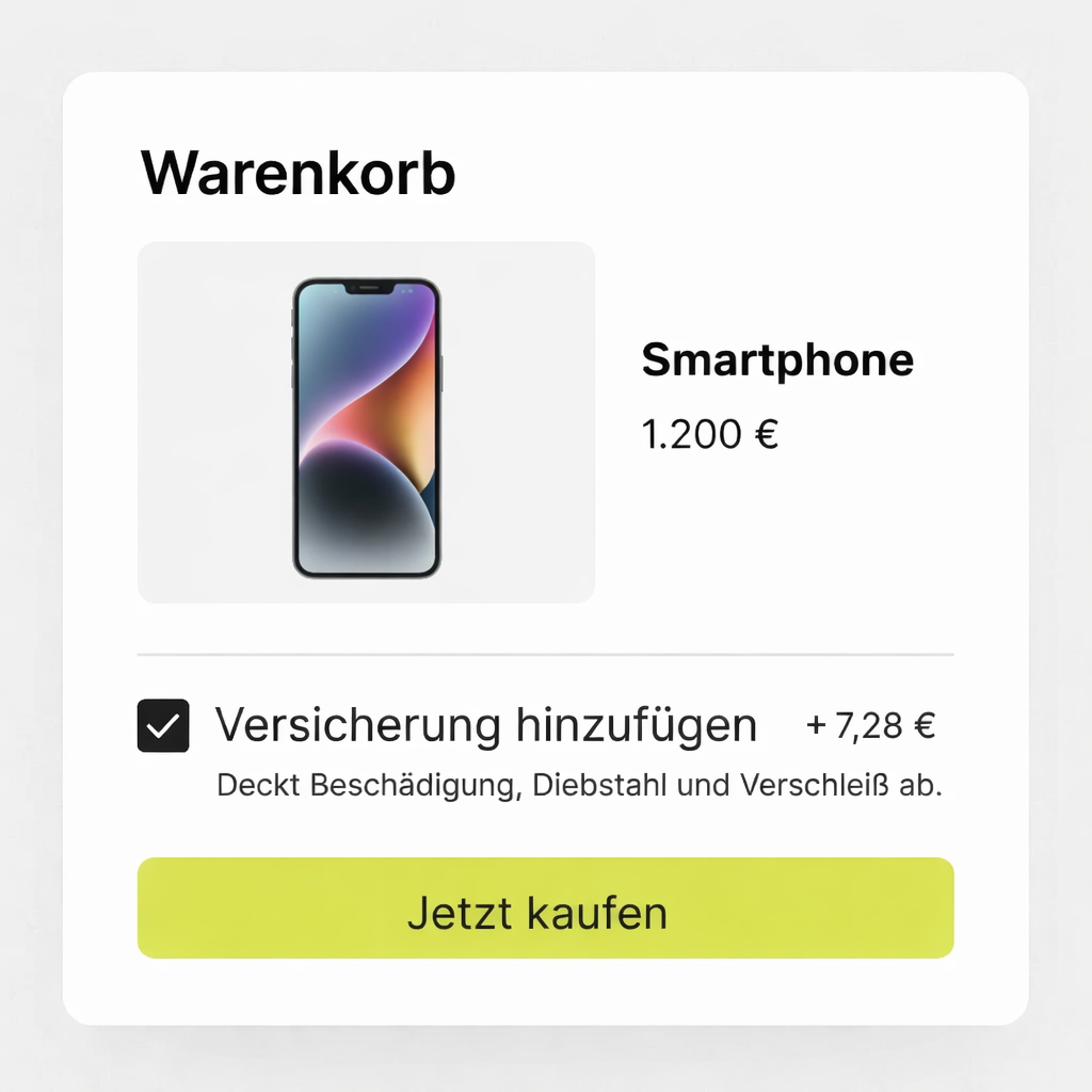 Smartphone Checkout Mockup